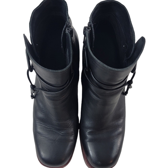 Korks Woman's size 8M leather upper 3/4 platform mertle bootie - Picture 10 of 14